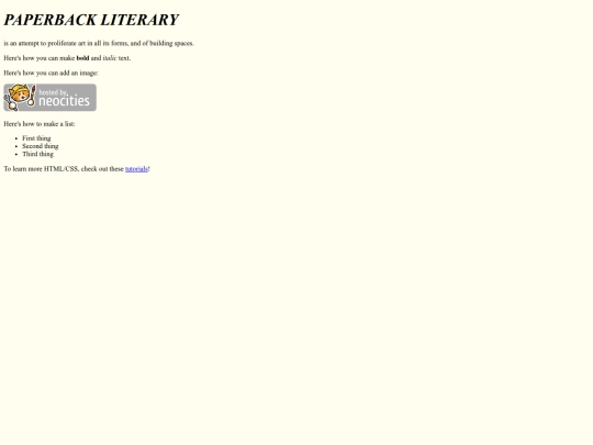 index screenshot