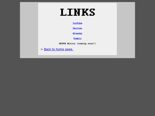 links screenshot