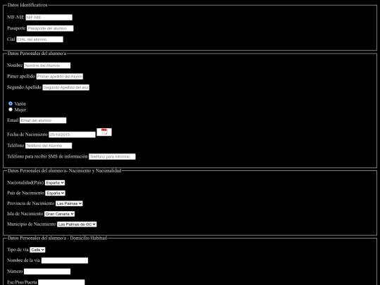 2.6 Formulario/formulario screenshot