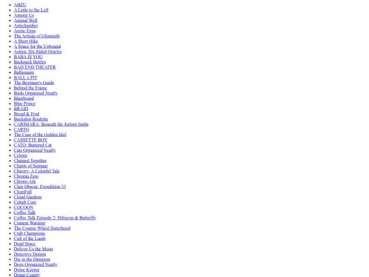 game-list screenshot