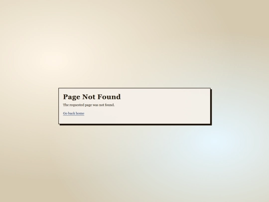 not_found screenshot