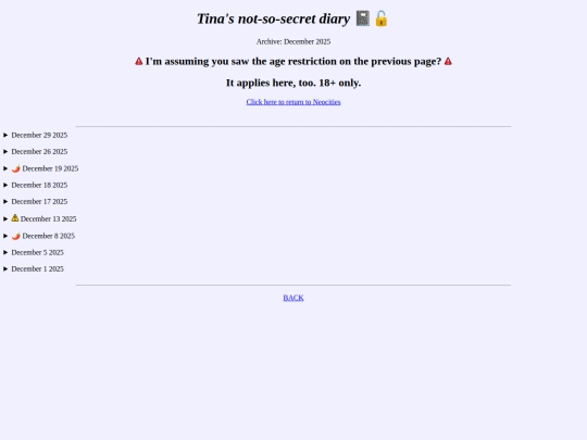 noindex/diarydec25 screenshot