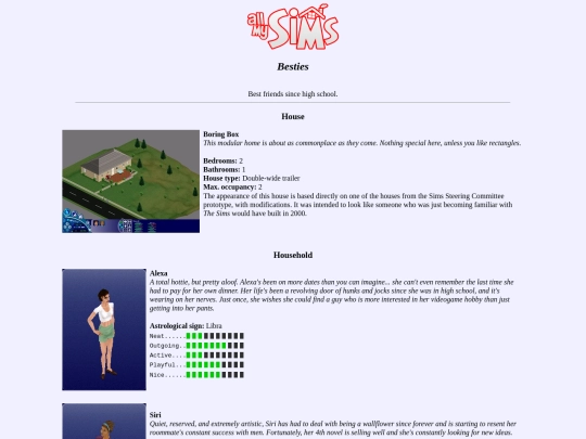 thesims/mine/besties screenshot