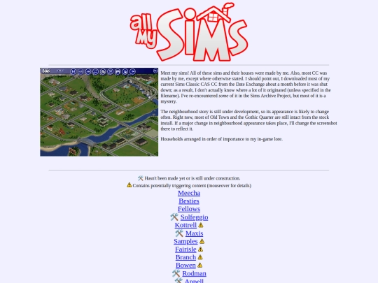 thesims/mine screenshot
