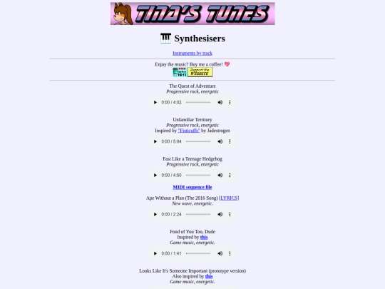 tinatunes_synth screenshot