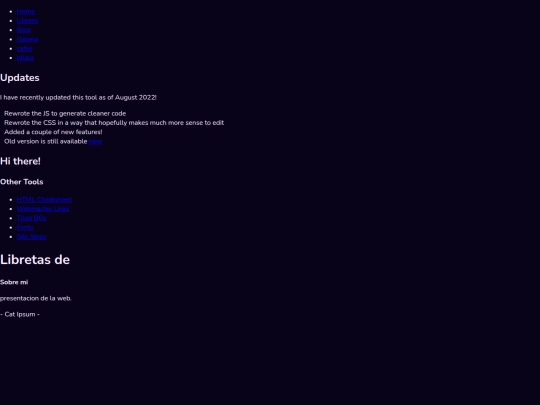 index screenshot