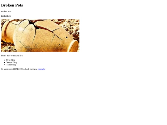 index screenshot