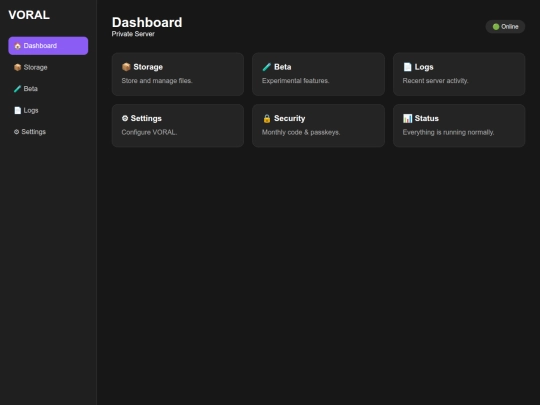 dashboard screenshot