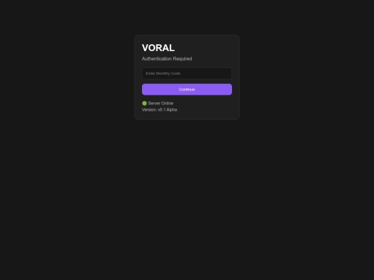 login screenshot
