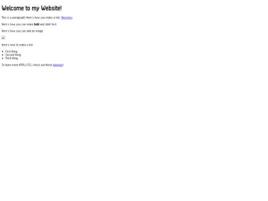 menu screenshot