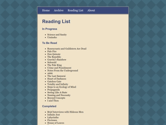 readlist screenshot
