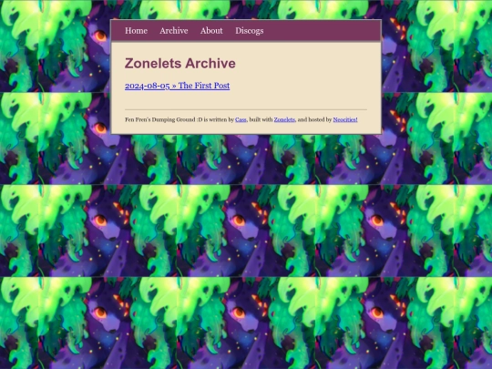 archive screenshot