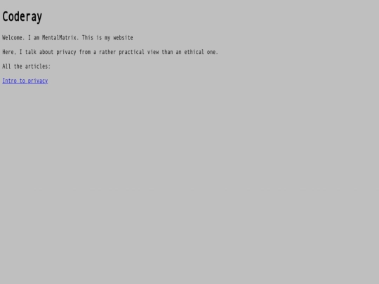 index screenshot