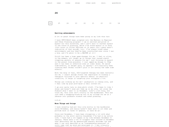 blogarchive screenshot