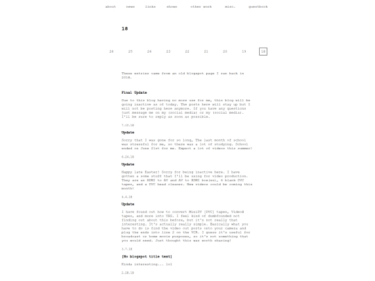 blogarchive2018 screenshot