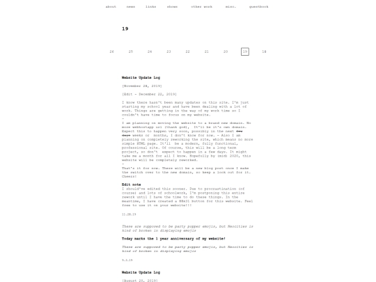 blogarchive2019 screenshot