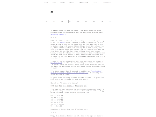 blogarchive2023 screenshot