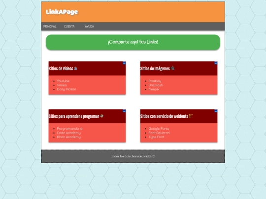 index screenshot