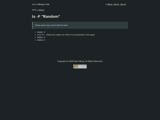 blog/random screenshot