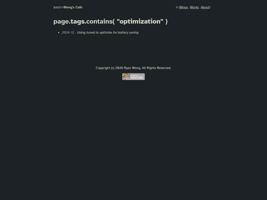 tags/optimization screenshot