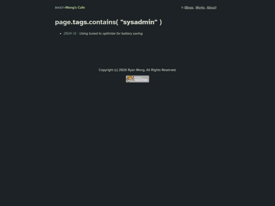 tags/sysadmin screenshot