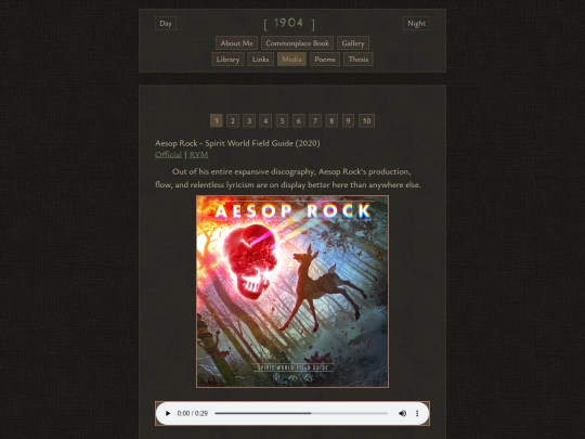 albums screenshot