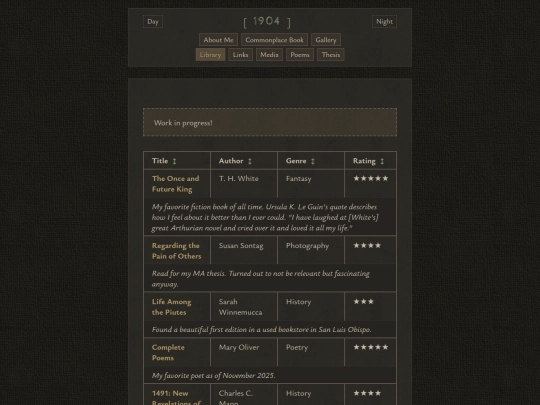 library screenshot
