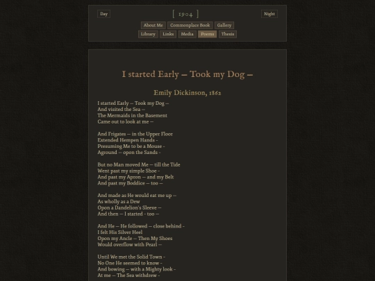 poems/i-started-early screenshot