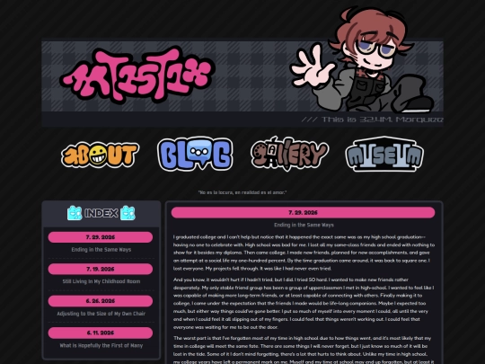 pages/blog screenshot