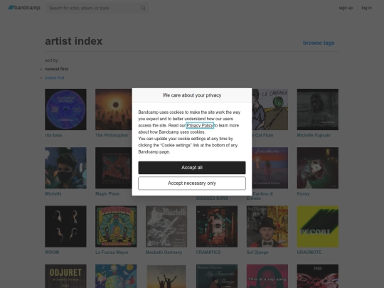randombandcamp screenshot