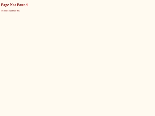 not_found screenshot