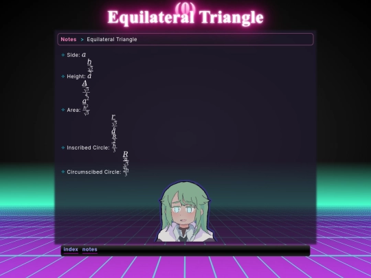math/equilateral-triangle screenshot