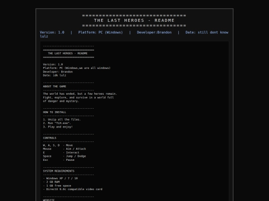 README screenshot