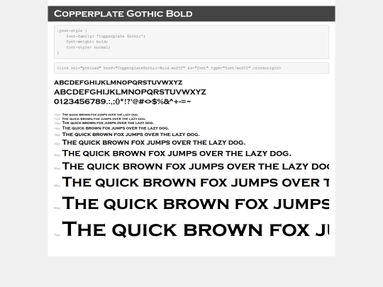 assets/Copperplate Gothic Bold/demo screenshot