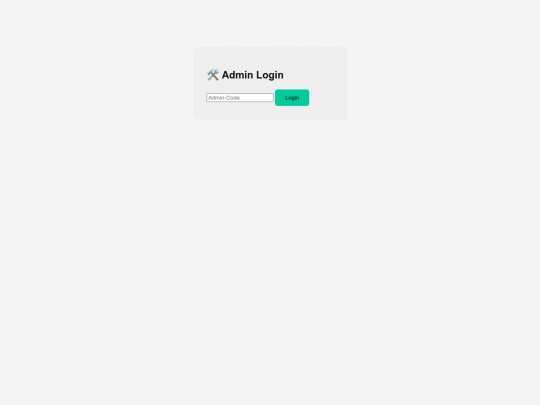 admin-login screenshot