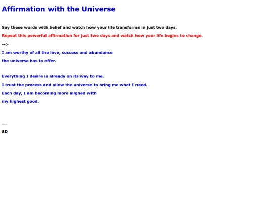sub/affirm1 screenshot