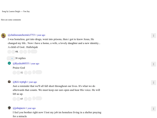 sub/comments-010724-you say song screenshot