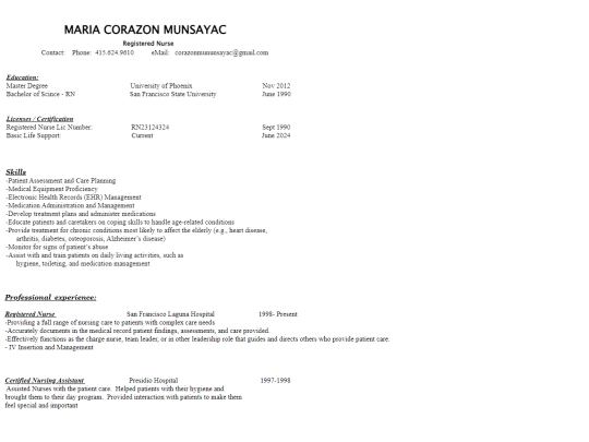 sub/corazon-resume1 screenshot
