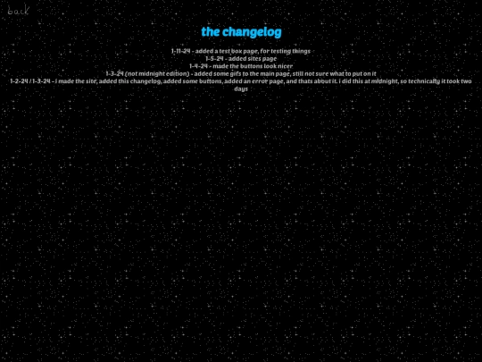 changelog screenshot