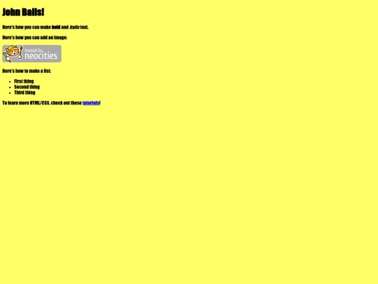 index screenshot