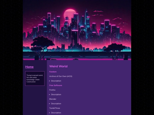 links screenshot