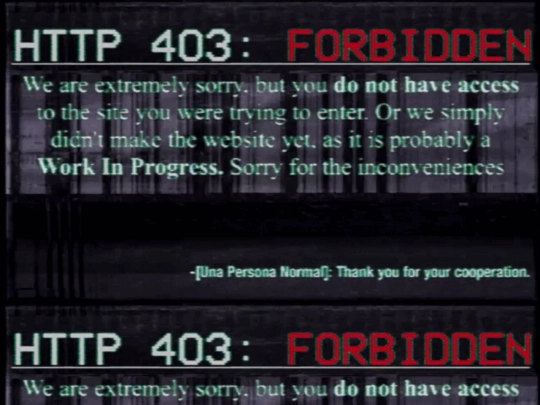 forbidden screenshot