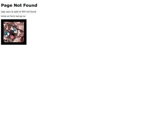 not_found screenshot