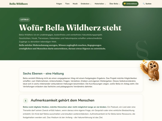 Leitbild screenshot
