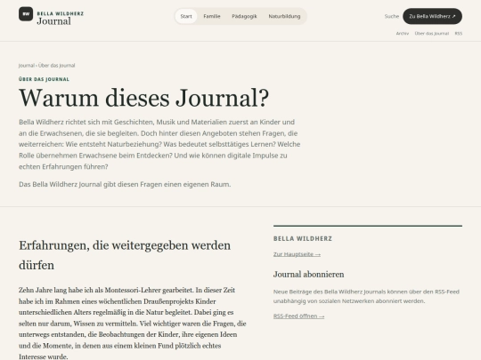 journal/ueber screenshot