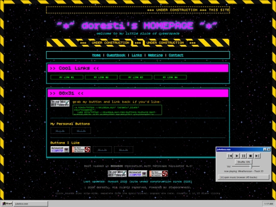 links screenshot