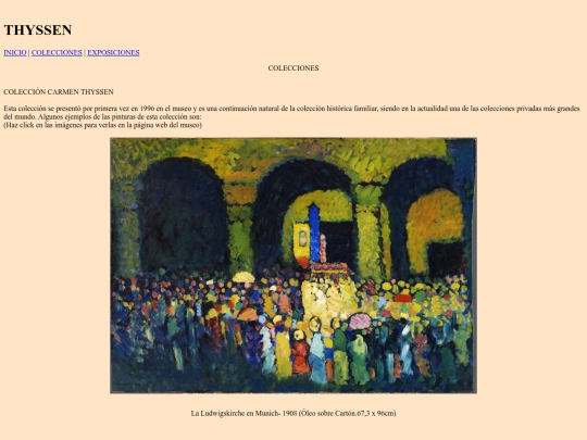 colecciones screenshot