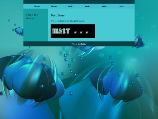 testpage screenshot