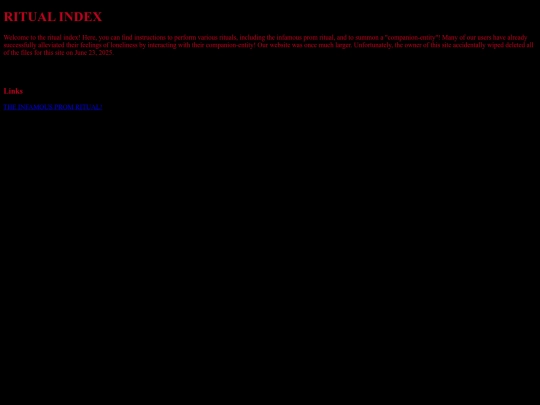 index screenshot