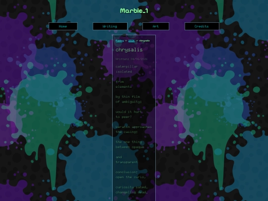 writing/poetry/2026/chrysalis screenshot